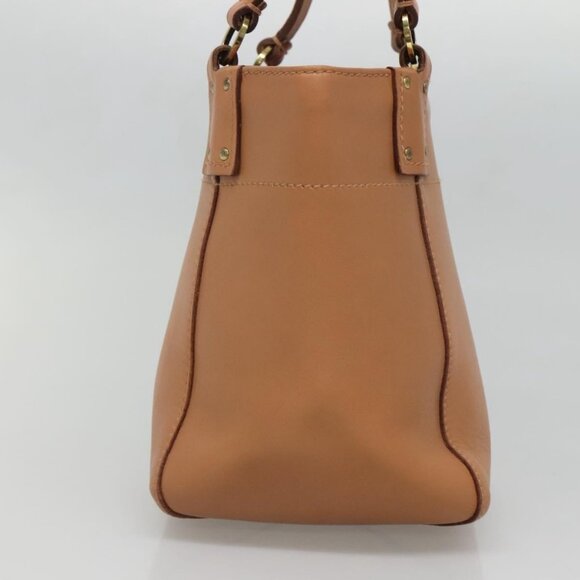 GUCCI Hand Bag Leather Beige Gold - Picture 11 of 15